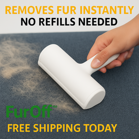 FurOff™ – Reusable Pet Hair Remover Roller